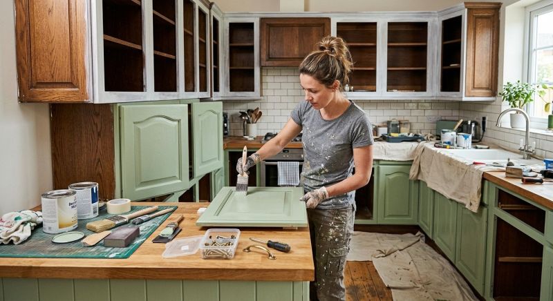 Cabinet Restyling in Waco, TX