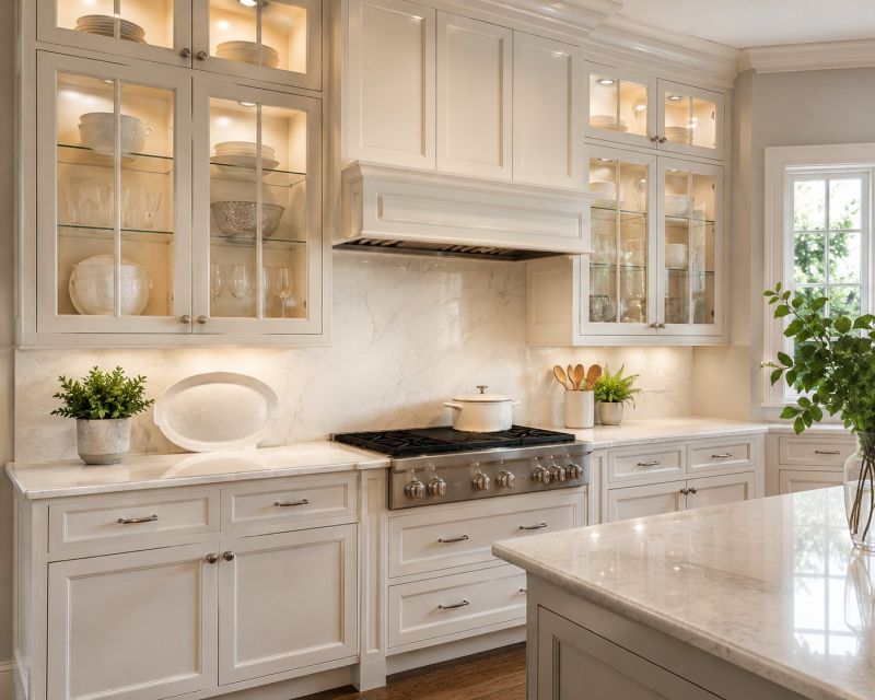 Glazed Cabinets Installation in Carmel, IN