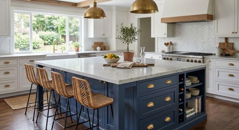 Kitchen Island Installation in Muncie, IN