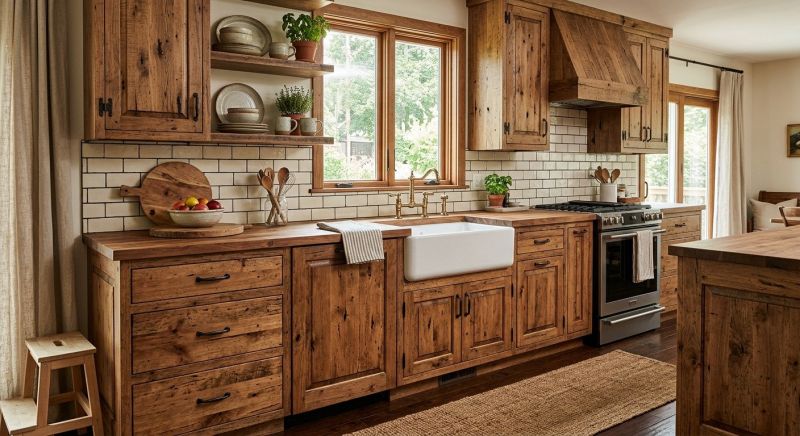 Rustic Cabinets Installation in Muncie, IN