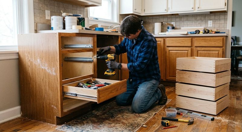 Cabinet Drawer Remodeling in Muncie, IN
