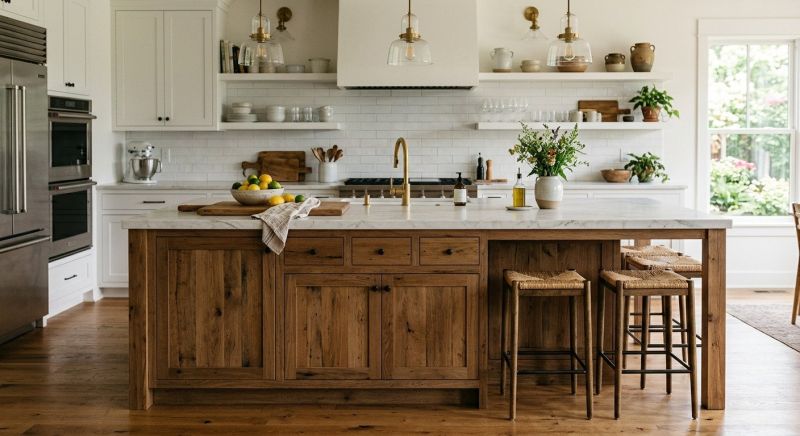 Kitchen Island Construction in Bloomington, IN