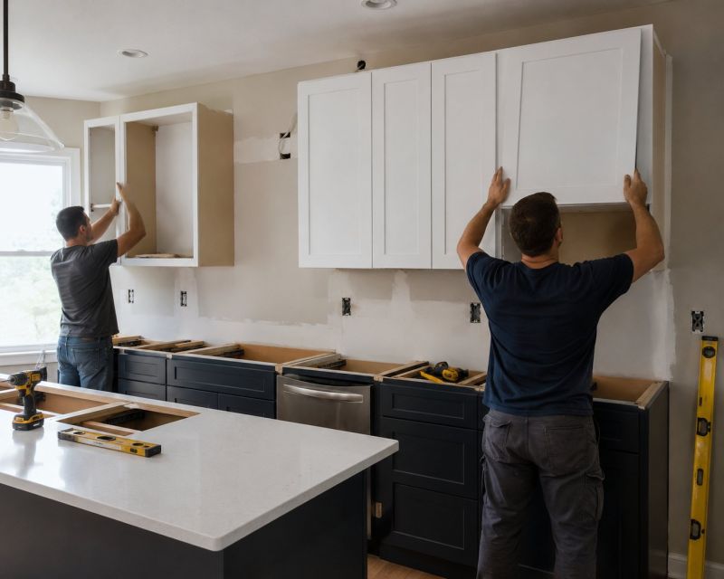 Kitchen Island Installation in Muncie, IN
