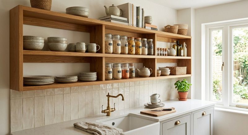Kitchen Shelving Installation in Carmel, IN