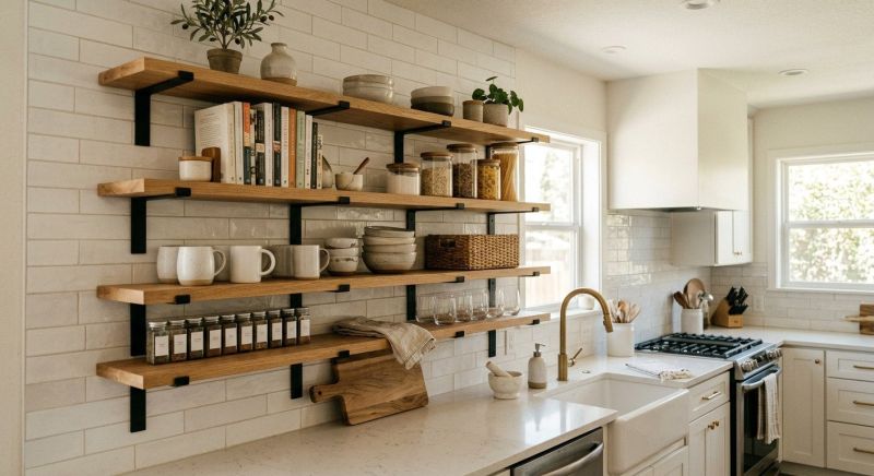 Kitchen Shelving Installation in Carmel, IN