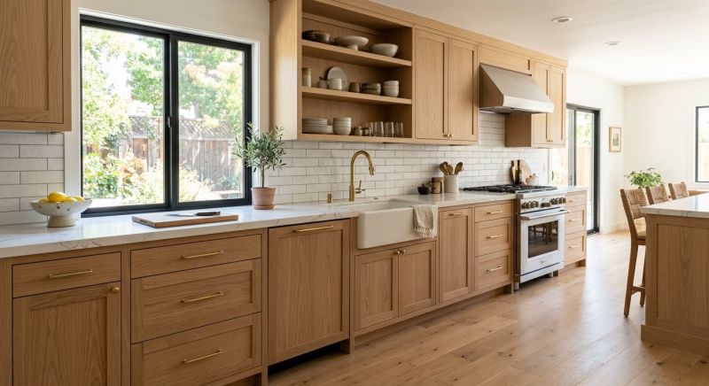 Oak Cabinet Remodeling in Lafayette, IN
