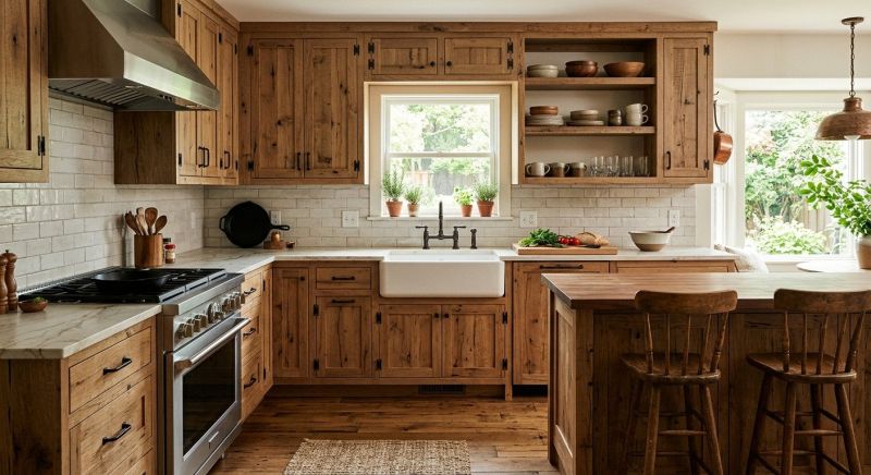 Rustic Cabinets Installation in Muncie, IN