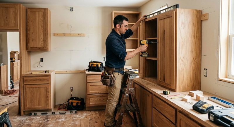 Rustic Cabinets Installation in Dayton, OH
