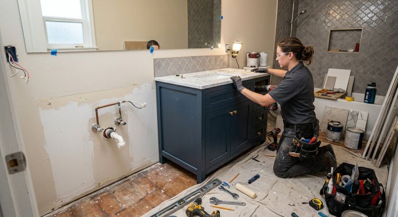 Vanity Installation in Kokomo, IN